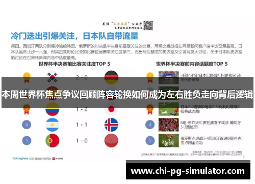 本周世界杯焦点争议回顾阵容轮换如何成为左右胜负走向背后逻辑 本周世界杯焦点争议回顾阵容轮换如何成为左右胜负走向背后逻辑